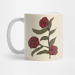 Red Florals. Mug